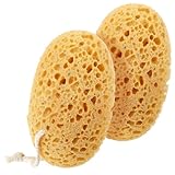 AOZUO 2 Stück Badeschwämme, Ultraweich Angenehme Haptik mit Dichtem Schaum Duschschwämme, Groß Peeling Körperschwamm für Sanfte Gründliche Reinigung für Empfindliche, Trockene Haut