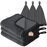 KUOGAS Auto Trockentuch XXL,3 Stück 40 x 60cm Trockentuch Dusche, Mikrofasertücher, Shiny Bath Wipes Tücher für Verschiedene Anlässe Original