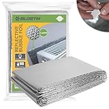 BLOSTM Heizkörper Reflexionsfolie Heizung - 5m x 60cm Isolierfolie Heizung, 3,6 mm Dicke Isolierung Spart Energie & Geld, Isolierung Hinter Heizkörper, Heizungsfolie Reflektorfolie