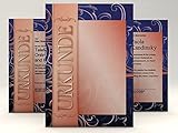 Urkundenpapier'Bronze' 50 Blatt | klassisch | für Urkunden Zertifikate | DIN A4 190g/qm | hochwertig | Briefpapier | Kartonpapier | certificate paper | Blanko Urkunde | Anerkennung Papier
