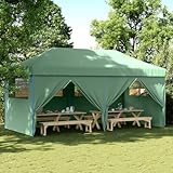 Furniture Item Home Faltbares Partyzelt Pop-Up mit 4 Seitenwänden Grün-Möbel
