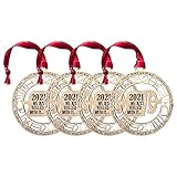 Weihnachts-Tischgirlande-Dekorationen, Holzverzierung, Gedenk-Weihnachtsbaum, Weihnachtsanhänger, 2021-Verzierung, Feiertagsdekoration und Aufhänger, großer Osterkorb, rund ( Color : D , Size : One Si