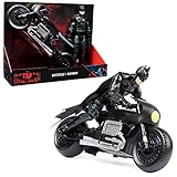 Batman 'The Batman' authentisches Bat-Cycle mit 30cm Batman-Actionfigur inkl. Stoffumhang im Batman-Kinofilm-Look