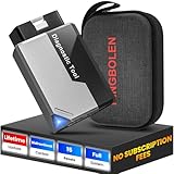 OBD2 Diagnosegerät Auto KINGBOLEN EDIAG Elite Alle System Scanner,Auto Auslesegerät mit 15 Resets und Aktiver Test, Diagnosegerät Bluetooth für iPhone & Android,FCA und Can FD,Lebenslange Updates.