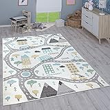 Paco Home Kinderteppich Teppich Kinderzimmer Mädchen Jungs Verschiedene Motive Und Größen, Grösse:133x190 cm, Farbe:Creme 3