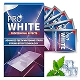 56 Stück Zahnaufhellung, Teeth Whitening Strips, Bleaching Zähne, Bleaching Stripes, Zähne Aufhellen, Schnelle Wirkung, Sicher für Zahnschmelz, Einfache Zahnaufhellung zu Hause