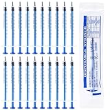 200 Stück 1ml Spritze, Kolostrum Spritze, Kunststoffspritzen mit Kappen Einzelverpackung, Spritzen ohne Nadeln Einzelverpackung für Wissenschaftliche Füttern von Haustieren, Labore, Gießen, Nachfüllen