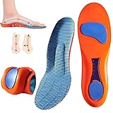 Orthopädische Einlegesohle, Fußgewölbeunterstützung für Plantarfasziitis-Einlegesohle, Arbeitseinlagen für den ganzen Tag Stehen, lindert Fußschmerzen, Arbeitsstiefel-Fußgewölbeunterstützung