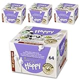 bella baby Happy Sicherheitswattestäbchen| Baby Wattestäbchen 4er Pack| biologisch abbaubar | FSC®-Zertifizierung |100% Baumwolle mit Papierschaft in einer Faltschachtel