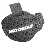 vcsjw Motorrad Schuhschutz,Schuhschutz Motorrad,Motorrad Zubehör Schuhschutz,Motorrad Schuhe Schaltschutz,Einstellbare Elastizität,Gummimaterial Schützt Schuhe,Rutschfest und Sturzsicher