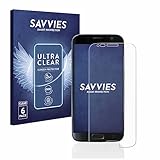Savvies 6 Stück Schutzfolie für Samsung Galaxy S7 Displayschutz-Folie Ultra-Transparent