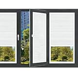 Plissee Nach Maß Wabenplissee Ohne Bohren Verdunkelung und Thermo-Plissee Breiten (40-120 cm) und Höhen (80-180 cm) Verdunklungsplissee