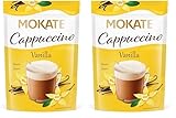 MOKATE® Cappuccino Chocolate | 110g Geschmack: Vanille | Instantkaffee Kaffeegetränk Instantkaffee Samtig und Aromatisch Cremiger Getränk Kaffee Getränkepulver aus löslichem Bohnenkaffee
