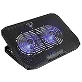 UKCOCO 1Stk Notebook-Kühler notebookständer laptopständer Portable Cooling Stand Professional Laptop Cooler Notebook Halterung heizstrahler Laptop-Zubehör Laptop-Ständer Metallnetz Black