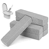 6 Stück Pumice Stone Toilet，Bimsstein für Toilette，Bimsstein WC Block，Grill Bimsstei Reinigungsstein mit Griff，Blöcke Bimssteins Putzstein，Urinsteinentferner Toilettenstein für Klo，Bad，Küche，Fußpflege
