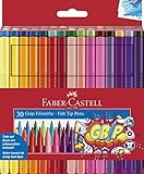 FABER-CASTELL 155335 - Filzstift Grip Colour Marker, 30er Etui