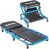 Stix 2in1 Werkstatt Rollbrett LWS-36 Montagerollbrett - Werkstatthocker bis 150kg - Rollliege - Werkstattliege - Werkstattrollbrett - Werkstatt-Liegewagen (36')