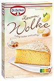 Dr. Oetker Kuchen-Backmischung Zitronen-Wolke 6er Pack, 5 x 430 g, Backmischung für besonders luftig-lockeren Zitronen-Rührkuchen, Teigmischung für einfache Zubereitung