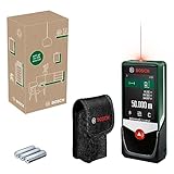 Bosch Laserentfernungsmesser AdvancedDistance 50C (Distanz bis 50m präzise messen, Touch-Display, Messfunktionen mit integrierter Hilfe, im E-Commerce Karton)