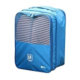 Xzbling Golfschuhtasche, Schuhtasche mit großem Fassungsvermögen und DREI Fächern Tragbare Sportschuhtasche Fußballschuhtasche Golf Rugby Boot Schuhtasche Reiseschuhtasche