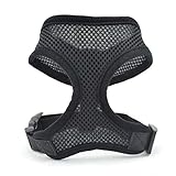 Sicherheitsgeschirr für Haustiere, einfache Kontrolle, Netzweste, Leine, Brustgurte, Gürtel, Schwarz, Größe XL