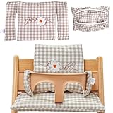 SPORWAY Sitzkissen für Stokke Tripp Trapp Hochstuhl: Weich und Bequem Hochstuhlauflage, Laminierte Beschichtung, Hochstuhl Sitzkissen Set passend für Stokke Tripp Trapp (Kleines Gänseblümchen)