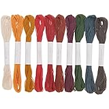 Rico Design Stickgarnset, 10-teilig Earthy