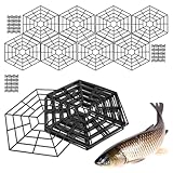 Dioeazh Teichnetz Für Fische,Teichschutz Netz Abdeckung - Robuster Sechsecknetzschutz Zur Abwehr Von Reihern Waschbären Und Katzen