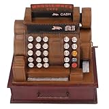Syrisora Vintage-Registrierkasse, Handgefertigte Kunst-Requisiten aus Eisen mit Exquisiten Details für Büro- und Heimdekoration, Stressabbauendes Desktop-Ornament-Geschenk