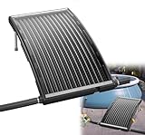 FIVMEN Poolheizung Solar Solarkollektor Pool Heizung Solarheizung Sonnenkollektor Solarheizung bis 15 L Wasserinhalt Solaranlage Warmwasser für Pool Schwimmbad, Gebogen