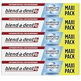 5x Blend-a-dent Super-Haftcreme extra stark Original 70g Vorteilspackung