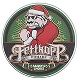Santa's Choice - FETTKOPP POMADE - starker Halt - Weihnachtspomade - ölbasierte Pomade mit festlichem Duft