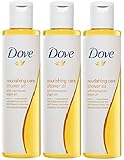 3x Dove Duschöl Pflege und Öl je 200 ml marokkanischem Arganöl für trockene Haut