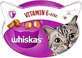 Whiskas Vitamin E-xtra Katzensnack zur Unterstützung der Abwehrkräfte, 8x 50g (8 Packungen) - unterschiedliche Produktverpackungen erhältlich