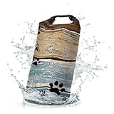 Cliduli Wasserdichter Trockentasche, Roll-Top, Retro, rustikal, Scheunenholz, wasserdichter Rucksack, 5 l/10 l/20 l, schwimmend und leicht, für Kajakfahren, Bootfahren, Angeln, Schwimmen und Camping