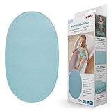 Reer MyHappyBath Mat - Baby Badewannenmatte, Anti-Rutsch-Oberfläche mit Walmotiven, 42 x 25 cm, blau