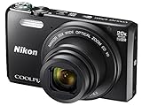 Nikon Coolpix S7000 Digitalkamera (16 Megapixel, 20-Fach Opt. Zoom, 7,6 cm (3 Zoll) LCD-Display, USB 2.0, bildstabilisiert) schwarz