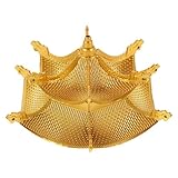 Uonlytech Traditioneller Asiatischer Laternenaufsatz Doppellagig aus Kunststoff Vintage Laternendeckel Selbstgemacht Lampenschirm Zubehör