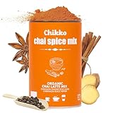 Chikko Bio Chai Latte Mix Pulver - 130g - Authentischer, Beruhigender Gewürzgenuss - Ohne Zusatzstoffe und Chemikalien, aus 100% europäischen Zutaten - Perfekt für gemütliche Wohlfühlmomente