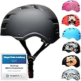 Skullcap® BMX Helm - Skaterhelm - Fahrradhelm - Herren | Damen | Jungs & Kinderhelm Gr.L (58 - 61 cm), Dark World