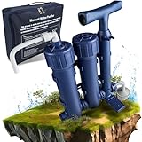 Aora Hydrosolve Wasserfilter Outdoor [PUMPE & ULTRAFILTRATIONSTECHNOLOGIE] - Trinkwasserfilter für Outdoor Survival und Camping - Notfall Ausrüstung- Trinkwasseraufbereitung Outdoor | (Wasserfilter)