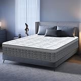Matratze 160x200 cm Taschenfederkernmatratze Härtegrad H3 Matratze Höhe 28 cm, Öko-Tex Zertifiziert, Orthopädische 8 Zonen Komfortschaummatratze, Hypoallergen & Antibakteriell, Perfekte Unterstützung