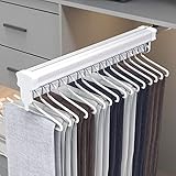 Ausziehbare Kleiderbügelstange, ausziehbare Hosenstange, platzsparende Schiebestange für Kleiderschrank-Organisation, ideal für Schal, Hemd, Rock und Jeans