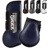 Eskadron 4er Set Gamaschen Protection Boots & Streichkappen, Größe:Pony, Farbe:Black