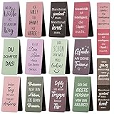 12 Stück Inspirierend Lesezeichen Magnetisch ermutigende Sprüche Magnetlesezeichen Geschenke zum Geburtstag Weihnachten für Schüler Lehrer Jugendliche Buchliebhaber Büro