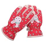 MOBUTOFU 1 Paar Kinder Skihandschuhe Winter Warm rutschfest Wasserdicht Schneefäustlinge Für Jungen Und ädchen