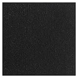 Selbstklebende Teppichfliesen 15 Stück 30×30CM, weiche gepolsterte Teppichquadrate für Schlafzimmer und Wohnzimmer (Black)