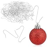 com-four® 150x Haken für Weihnachtsbaumschmuck - Schnellaufhänger Doppelhaken für Weihnachtsbaum-Deko - Christbaumkugel-Aufhänger, Baumhaken als Deko-Anhänger