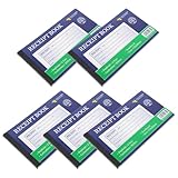 BESTonZON 5 Teiliges Englisches Quittungsbuch Für Büro Und Geschäft Geschäftsquittungsbücher Geschäftsrechnungsbücher Quittungsblöcke Für Geschäftsbestellungen Kassenbücher