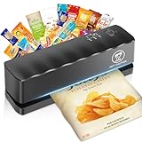 Rawhui Folienschweißgerät Mini Wiederaufladbar 5 Modi Tüten Verschweißer Mini Tüten Schweissgerät Bag Sealer Lange Siegel Versiegelungsmaschine Verschweissgerät Mini Chips Kleine Tüten Snack SM120